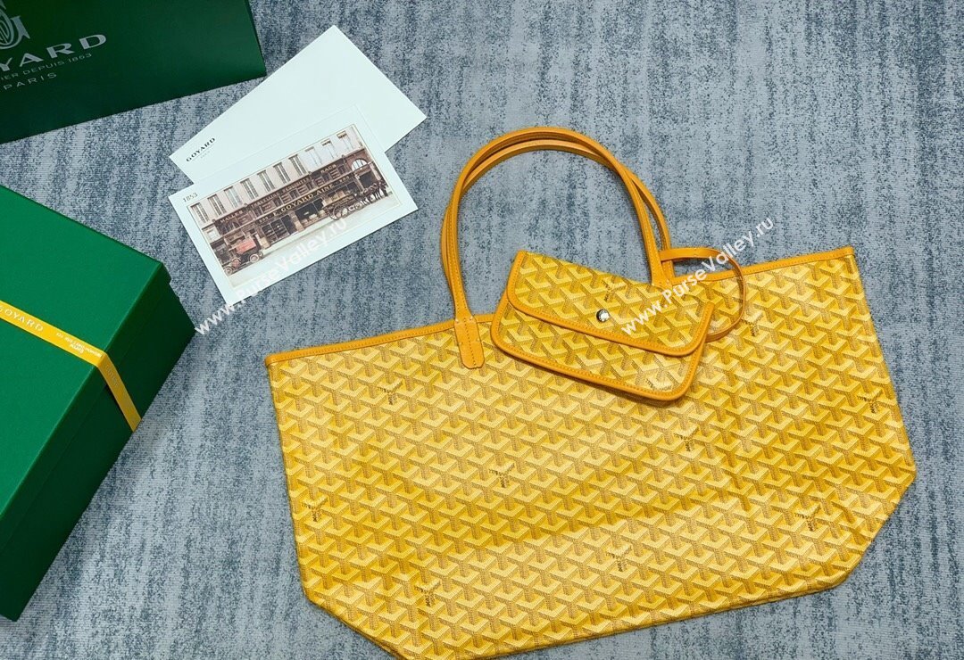 Goyard Saint Louis GM Tote Bag Yellow 2023 020146L (ZHANG-231130019)