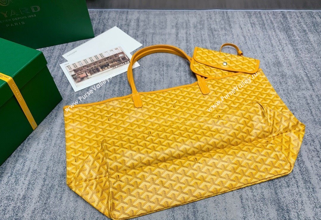 Goyard Saint Louis GM Tote Bag Yellow 2023 020146L (ZHANG-231130019)