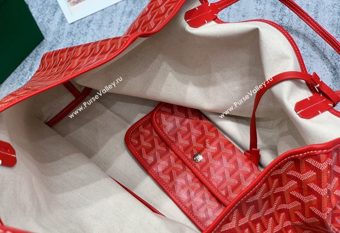 Goyard Saint Louis GM Tote Bag Red 2023 020146L (ZHANG-231130023)