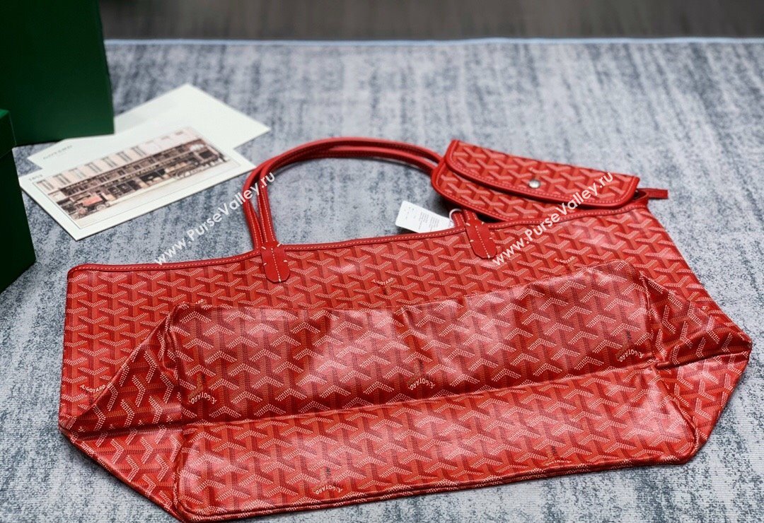 Goyard Saint Louis GM Tote Bag Red 2023 020146L (ZHANG-231130023)