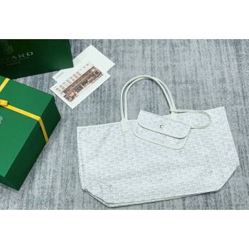 Goyard Saint Louis GM Tote Bag White 2023 020146L (ZHANG-231130024)