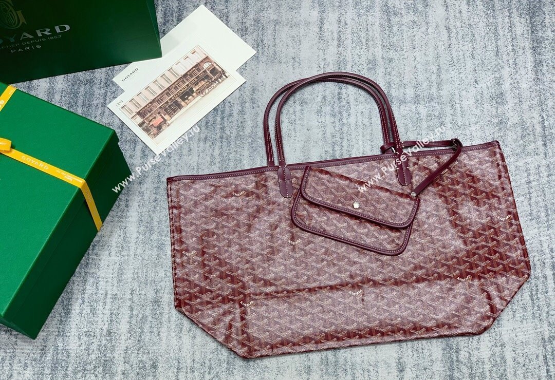 Goyard Saint Louis GM Tote Bag Burgundy 2023 020146L (ZHANG-231130025)