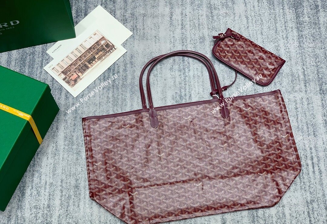 Goyard Saint Louis GM Tote Bag Burgundy 2023 020146L (ZHANG-231130025)