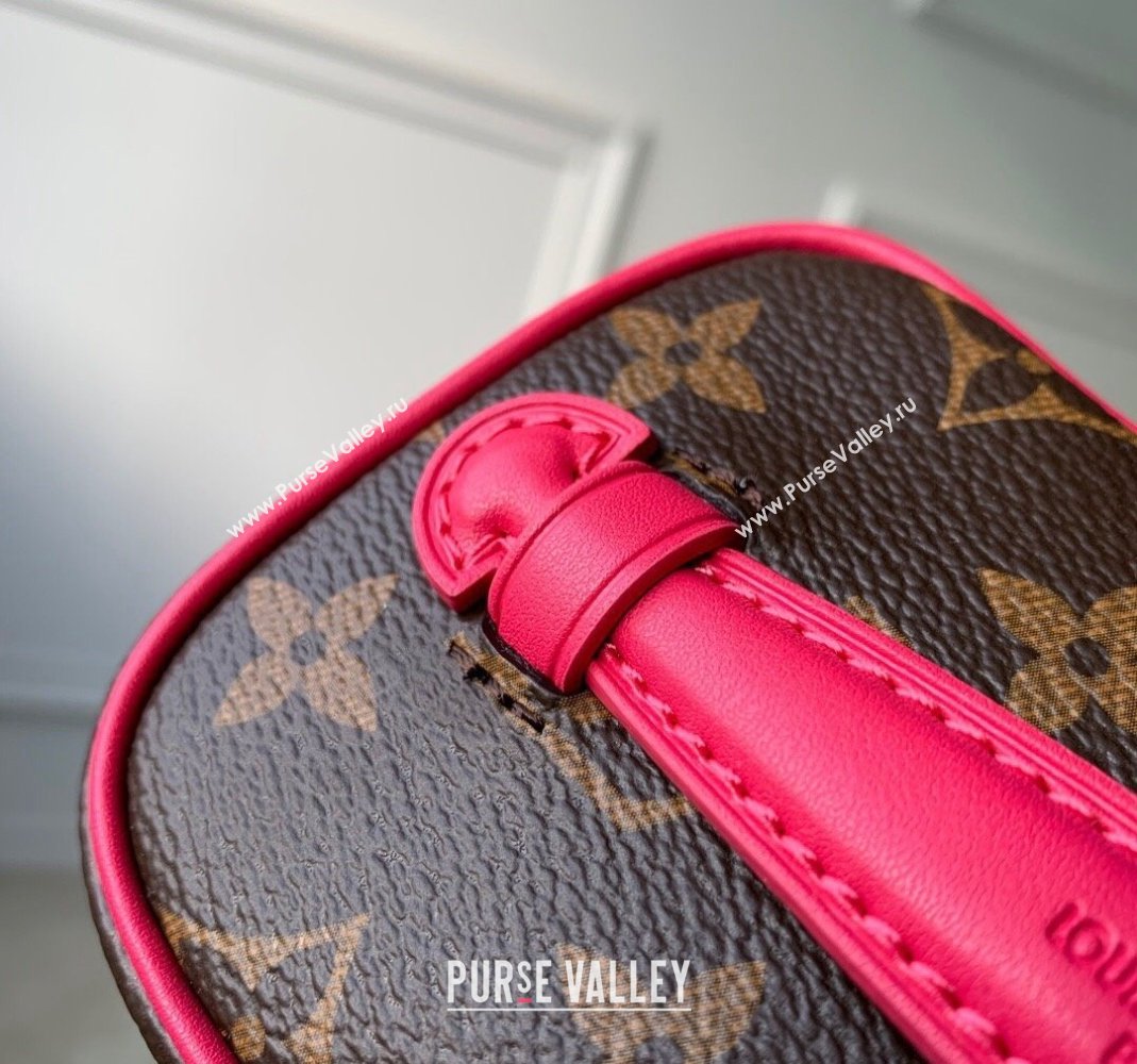 Louis Vuitton Nice Nano Toiletry Pouch M44936 Monogram Canvas/Fuchsia Pink 2023 (KI-231208030)