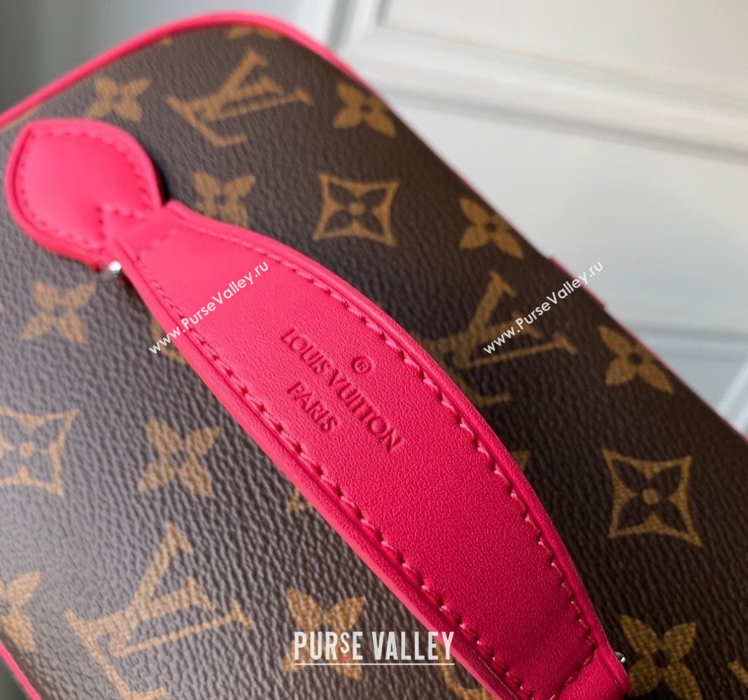 Louis Vuitton Nice BB Toiletry Pouch M44936 Monogram Canvas/Fuchsia Pink 2023 (KI-231208032)