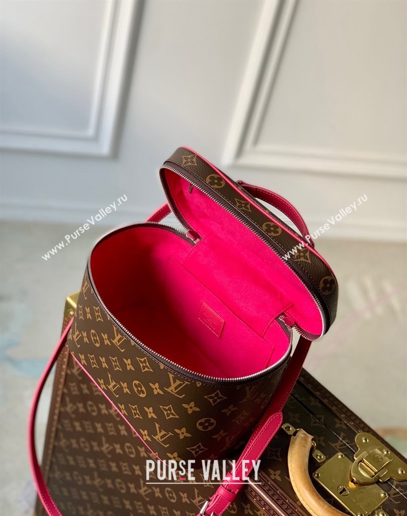 Louis Vuitton Nice BB Toiletry Pouch M44936 Monogram Canvas/Fuchsia Pink 2023 (KI-231208032)