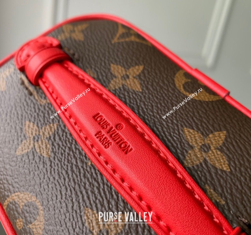 Louis Vuitton Nice Nano Toiletry Pouch M44936 Monogram Canvas/Rouge Red 2023 (KI-231208033)