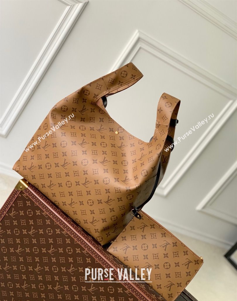 Louis Vuitton Atlantis GM Shopping Bag in Monogram Reverse Canvas M46817 2023 (KI-231208037)