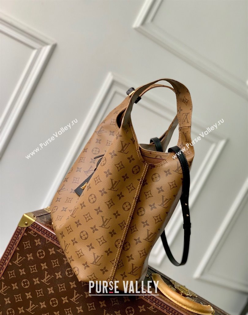 Louis Vuitton Atlantis GM Shopping Bag in Monogram Reverse Canvas M46817 2023 (KI-231208037)