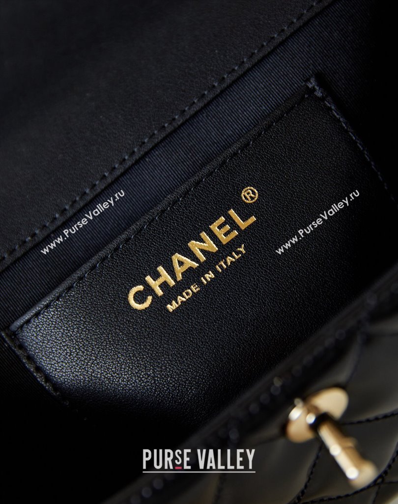 Chanel Patent Calfskin Small Box Bag AS4511 Black 2023 (yezi-231208024)