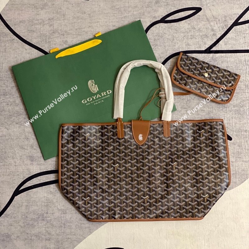 Goyard Anjou PM Tote Bag Brown 2023 1211 (ZHANG-231211090)