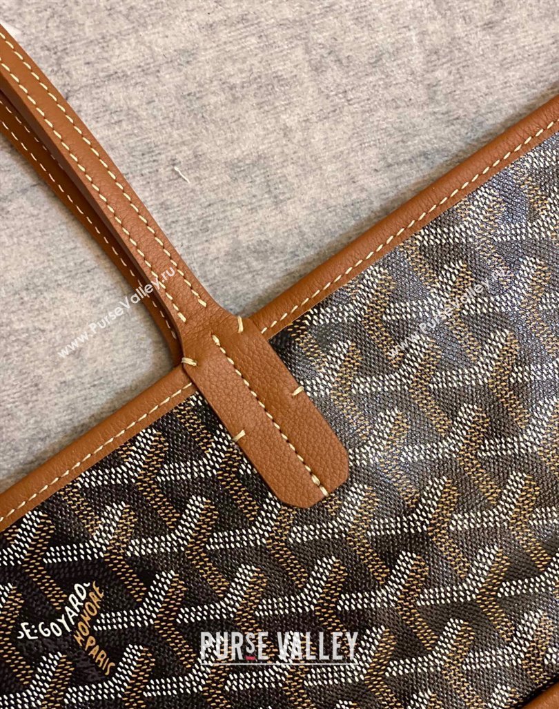 Goyard Anjou PM Tote Bag Brown 2023 1211 (ZHANG-231211090)