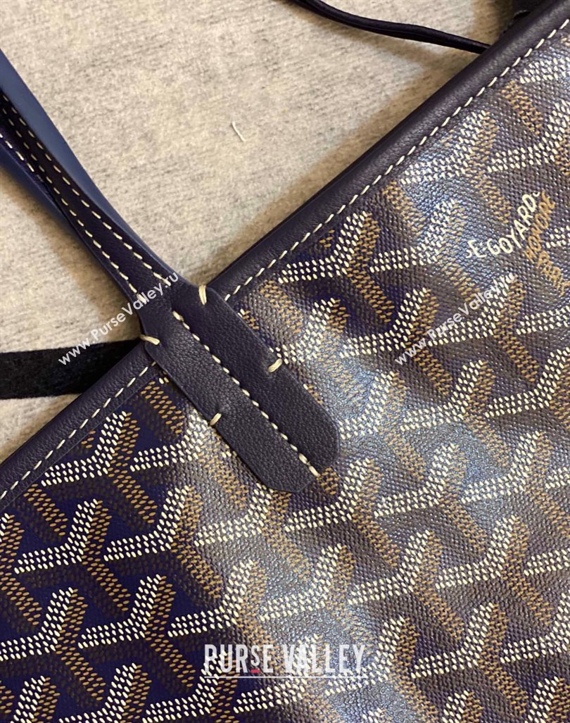 Goyard Anjou PM Tote Bag Navy Blue 2023 1211 (ZHANG-231211092)