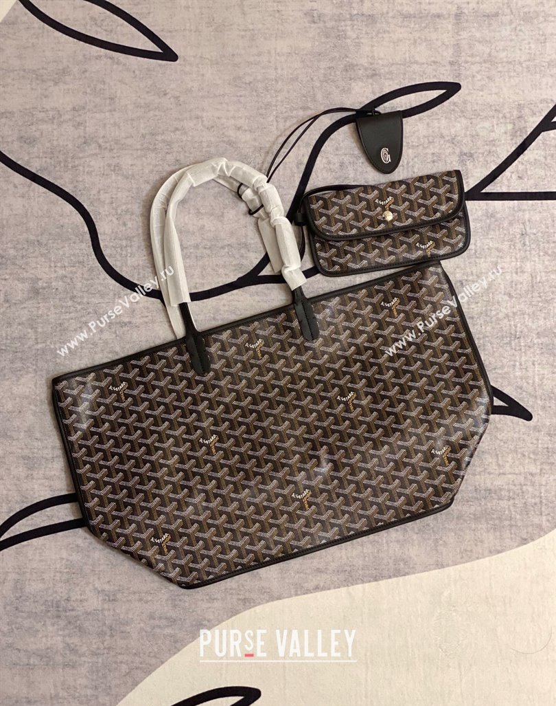 Goyard Anjou PM Tote Bag Black 2023 1211 (ZHANG-231211093)