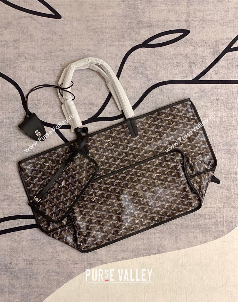 Goyard Anjou PM Tote Bag Black 2023 1211 (ZHANG-231211093)