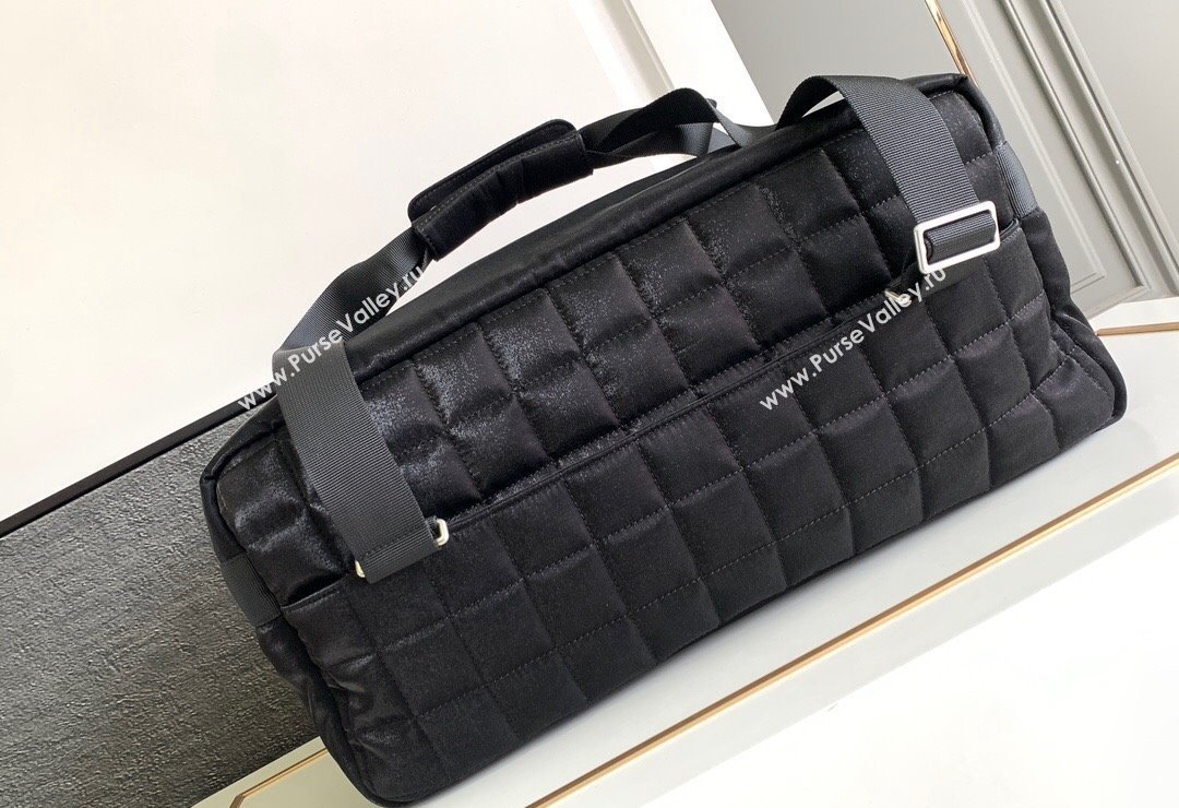 Chanel Black Waterproof Sport Bag with Pockets 2023 1208 (yezi-231208015)