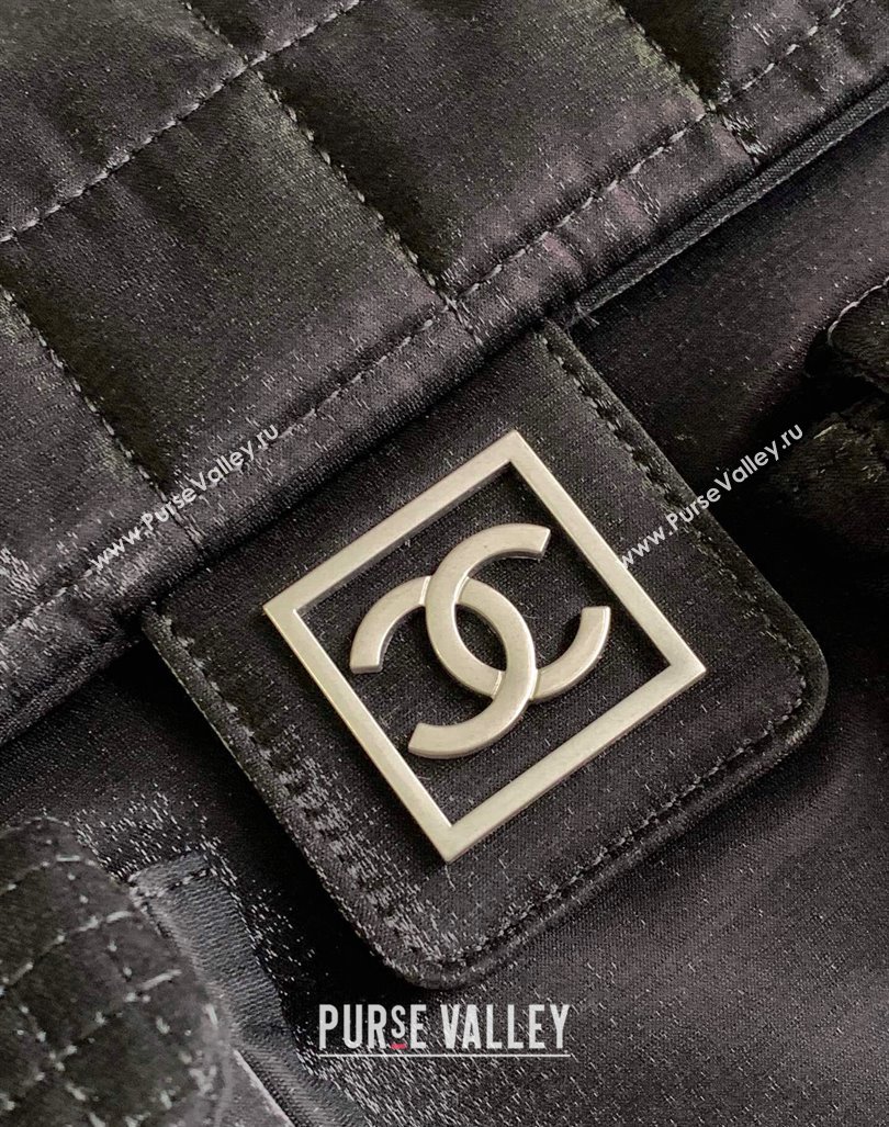 Chanel Black Waterproof Sport Flap Bag 2023 1208 (yezi-231208016)