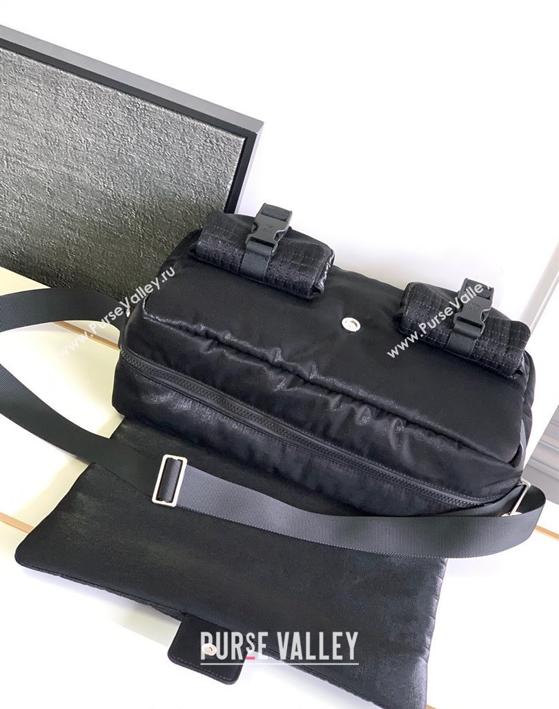 Chanel Black Waterproof Sport Flap Bag 2023 1208 (yezi-231208016)