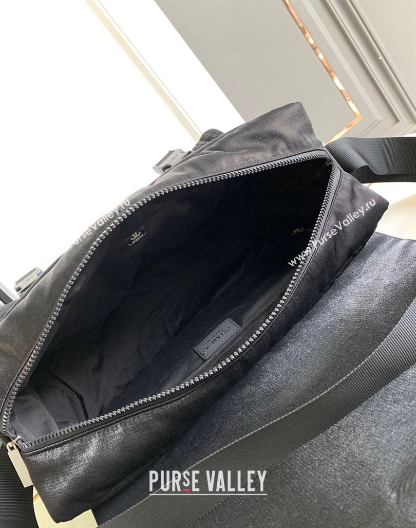 Chanel Black Waterproof Sport Flap Bag 2023 1208 (yezi-231208016)