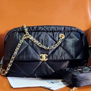 Chanel Black Nylon Max Travel Bag 2023 1208 (yezi-231208017)