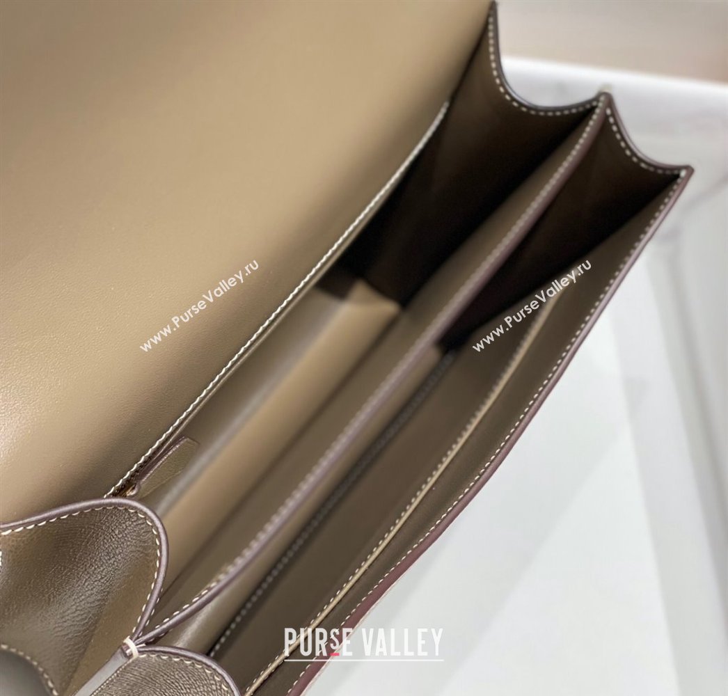 Hermes Classic Constance Bag 23cm in Epsom Leather Elephant Grey/Gold 2023 (FL-231209056)
