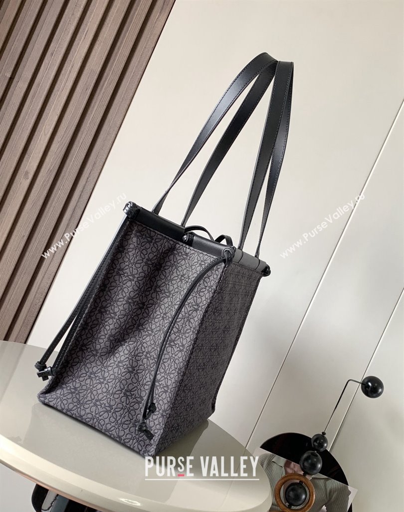 Loewe Anagram Cushion Canvas Tote Bag Grey 2023 (Ys-231211064)