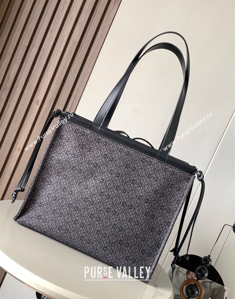 Loewe Anagram Cushion Canvas Tote Bag Grey 2023 (Ys-231211064)