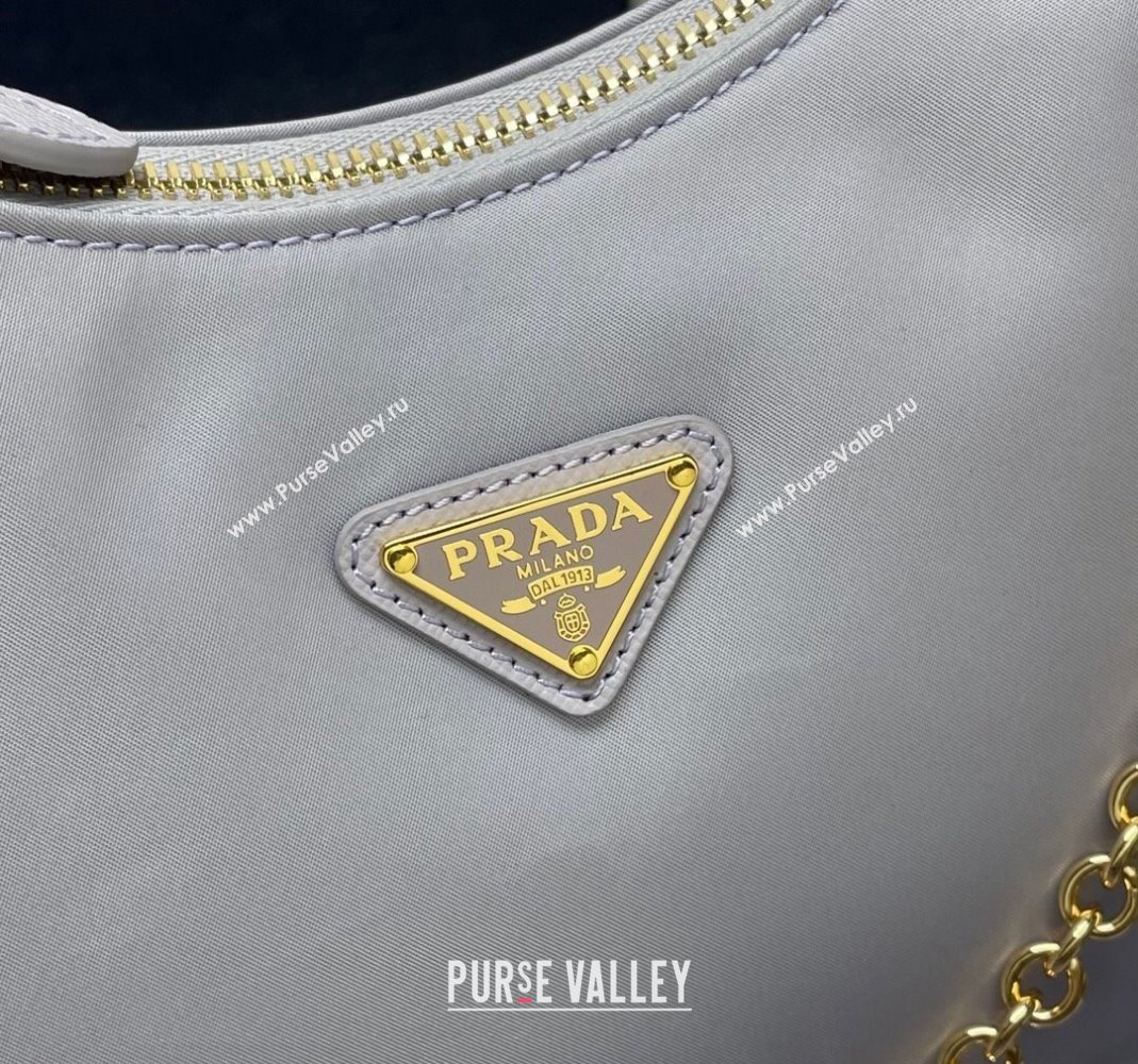 Prada Re-Edition 2005 Re-Nylon Bag 1BH204 Light Purple 2023 NEW (YZ-231211026)