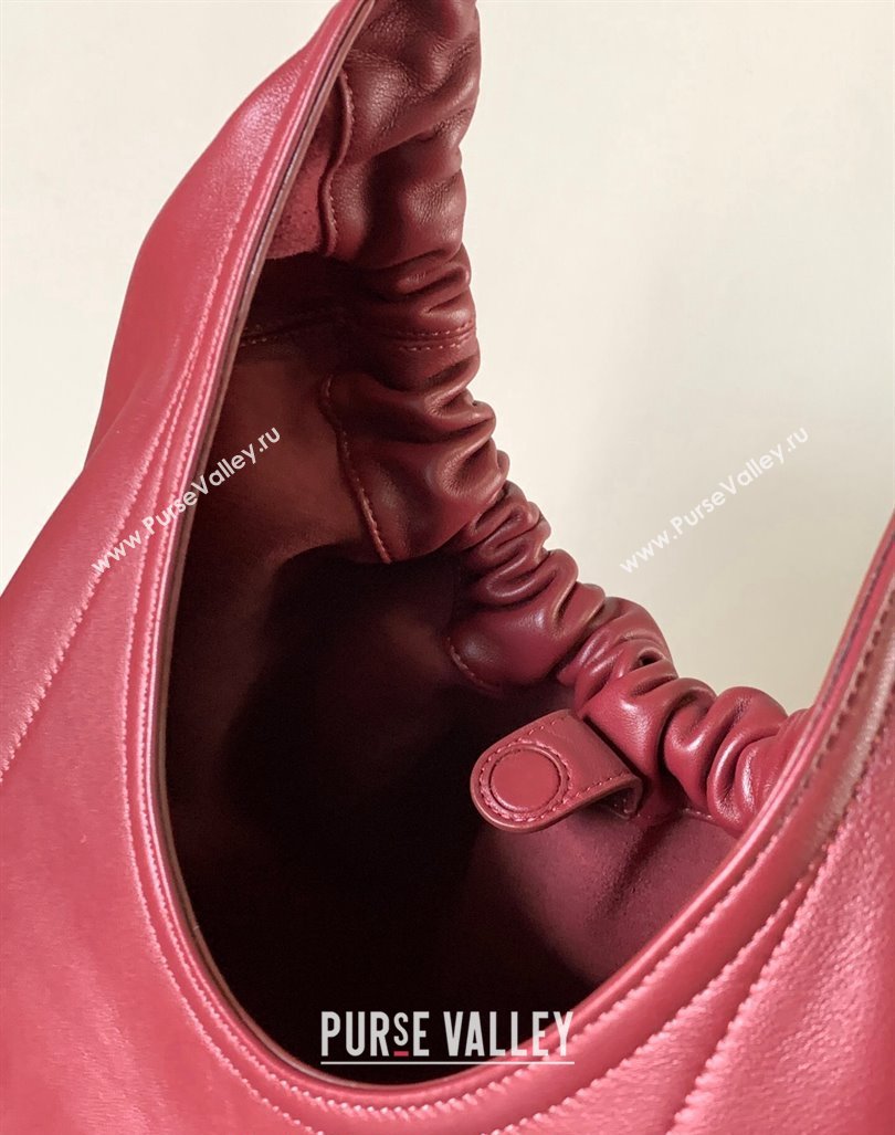 Loewe Medium Squeeze bag in nappa lambskin Burgundy 2023 (Ys-231211059)