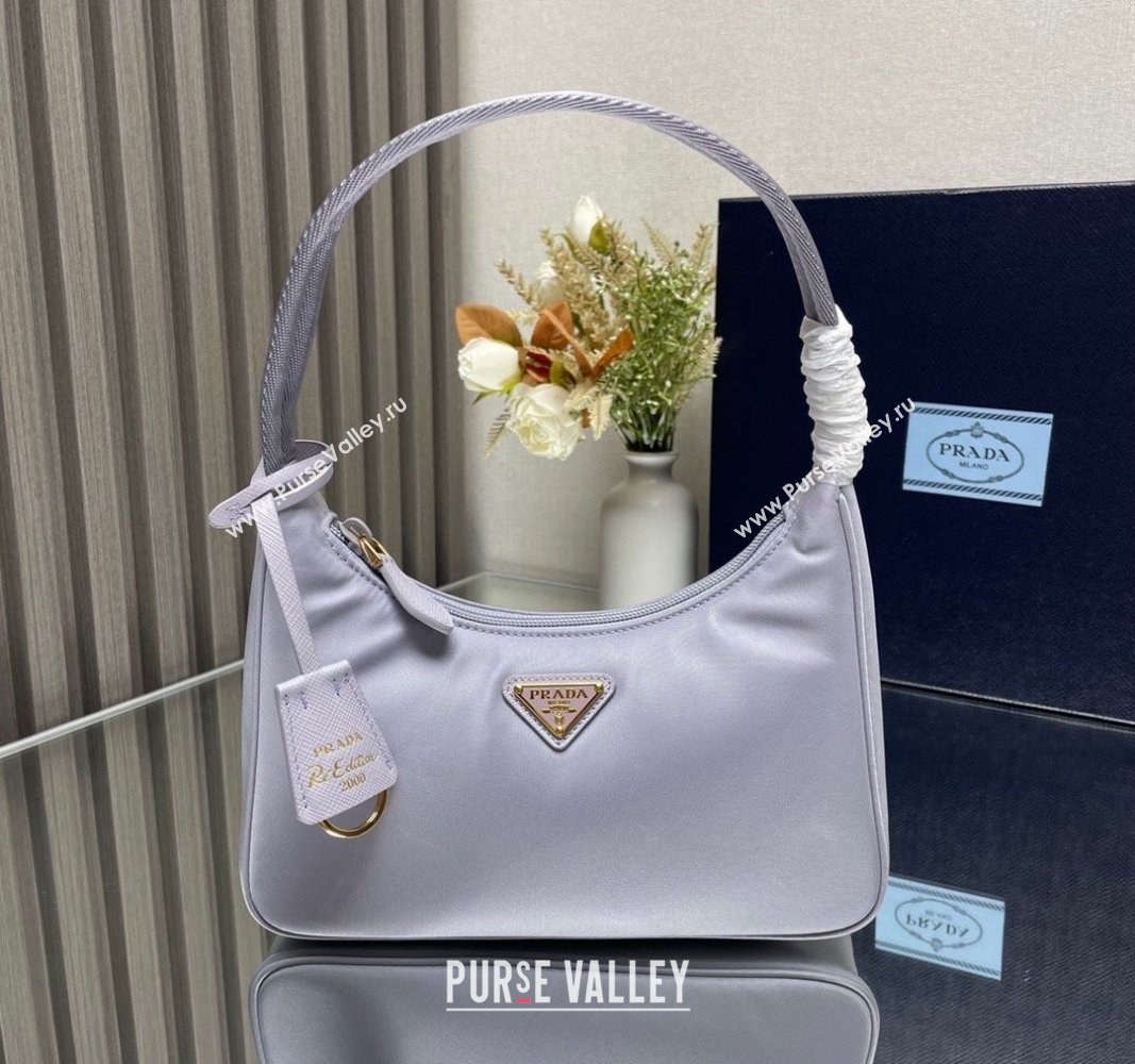 Prada Re-Nylon Prada Re-Edition 2000 mini-bag 1NE515 Light Purple 2023 NEW (YZ-231211033)