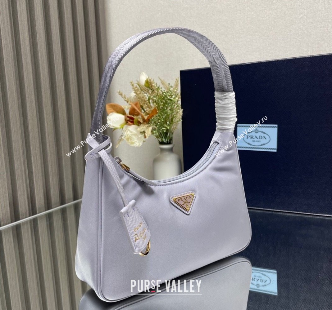 Prada Re-Nylon Prada Re-Edition 2000 mini-bag 1NE515 Light Purple 2023 NEW (YZ-231211033)