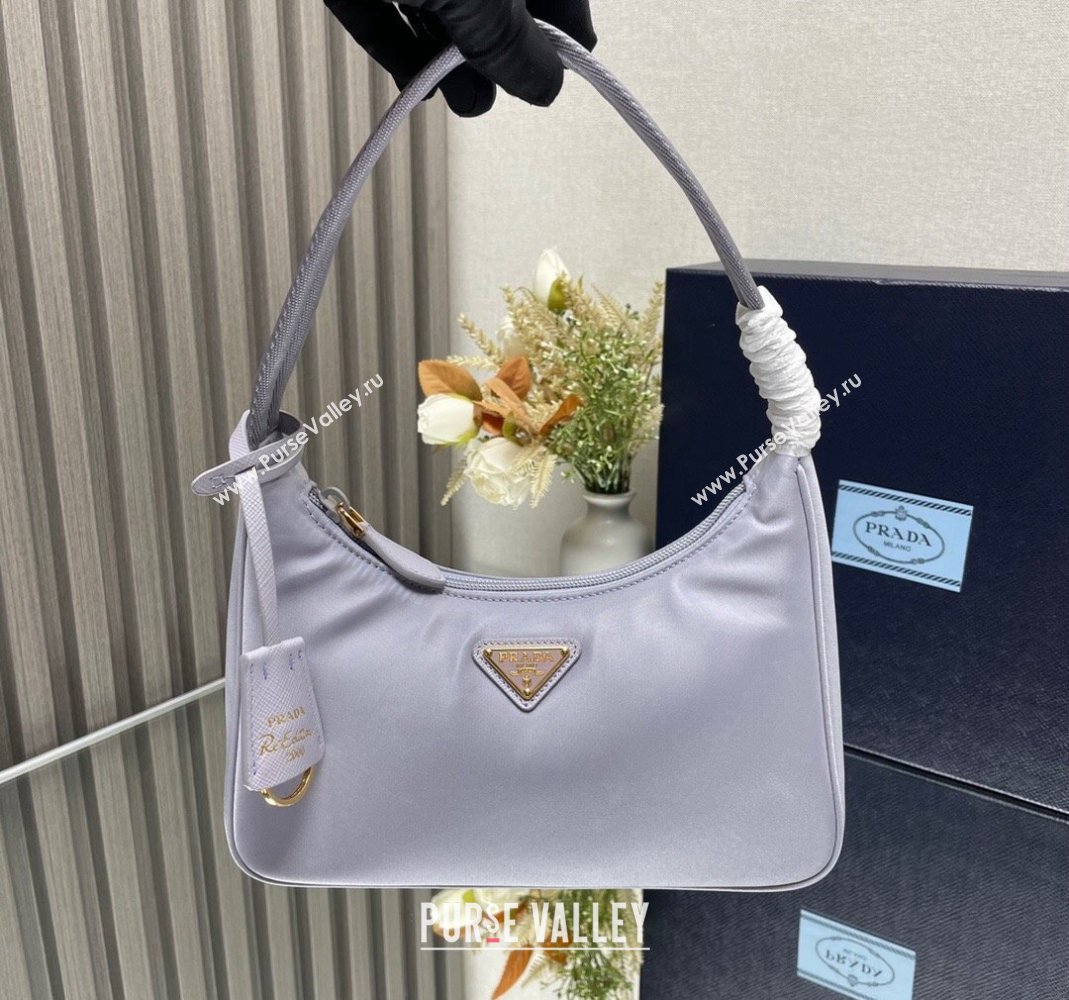 Prada Re-Nylon Prada Re-Edition 2000 mini-bag 1NE515 Light Purple 2023 NEW (YZ-231211033)