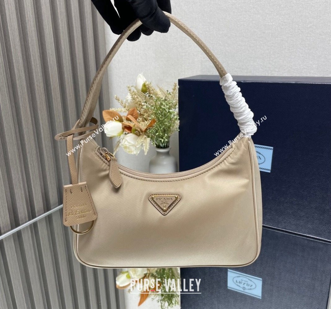 Prada Re-Nylon Prada Re-Edition 2000 mini-bag 1NE515 Beige 2023 NEW (YZ-231211036)