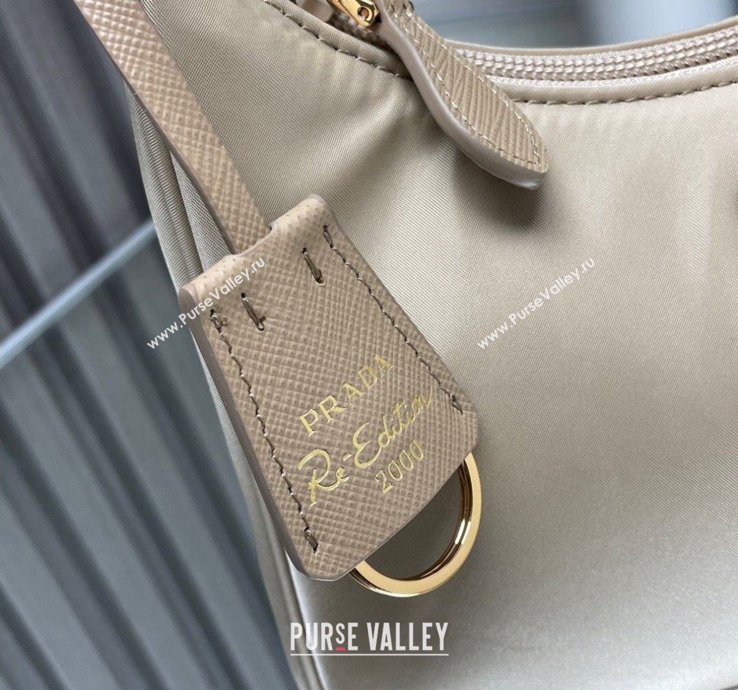 Prada Re-Nylon Prada Re-Edition 2000 mini-bag 1NE515 Beige 2023 NEW (YZ-231211036)