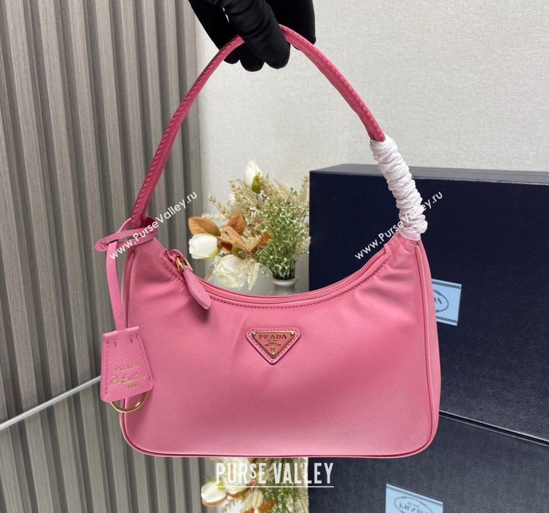 Prada Re-Nylon Prada Re-Edition 2000 mini-bag 1NE515 Dark Pink 2023 NEW (YZ-231211037)