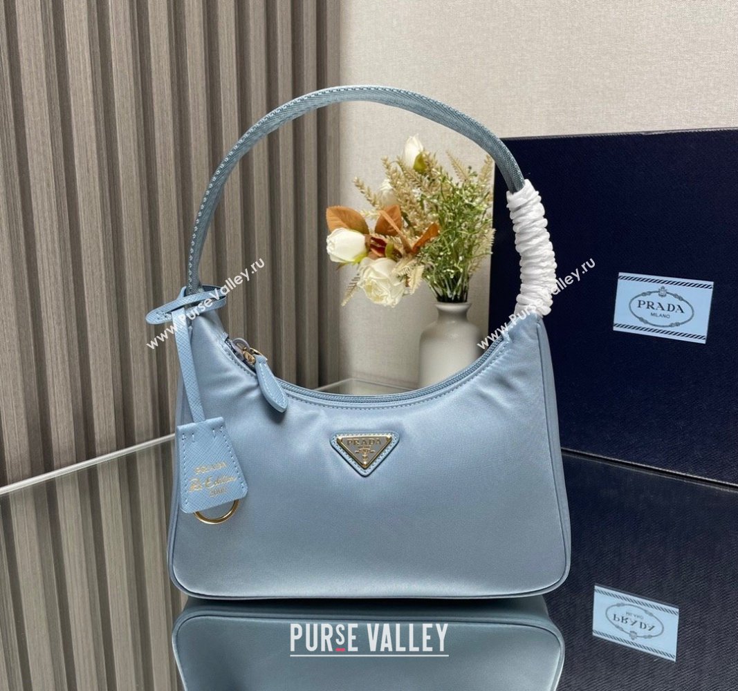 Prada Re-Nylon Prada Re-Edition 2000 mini-bag 1NE515 Light Blue 2023 NEW (YZ-231211038)