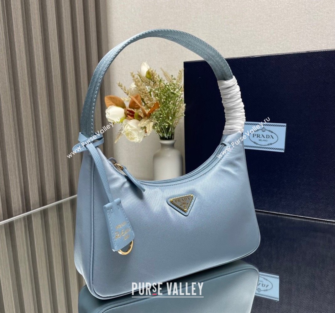 Prada Re-Nylon Prada Re-Edition 2000 mini-bag 1NE515 Light Blue 2023 NEW (YZ-231211038)