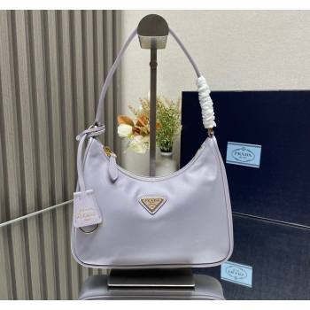 Prada Re-Edition 2005 Re-Nylon mini bag 1NE204 Light Purple 2023 NEW (YZ-231211040)