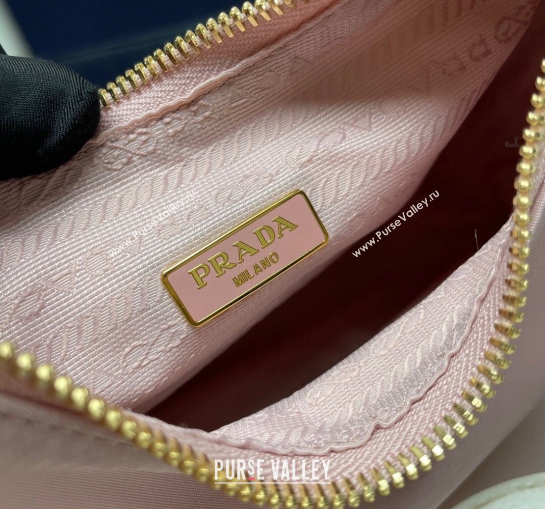 Prada Re-Edition 2005 Re-Nylon mini bag 1NE204 Light Pink 2023 NEW (YZ-231211042)