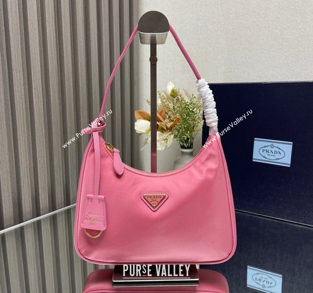 Prada Re-Edition 2005 Re-Nylon mini bag 1NE204 Dark Pink 2023 NEW (YZ-231211044)