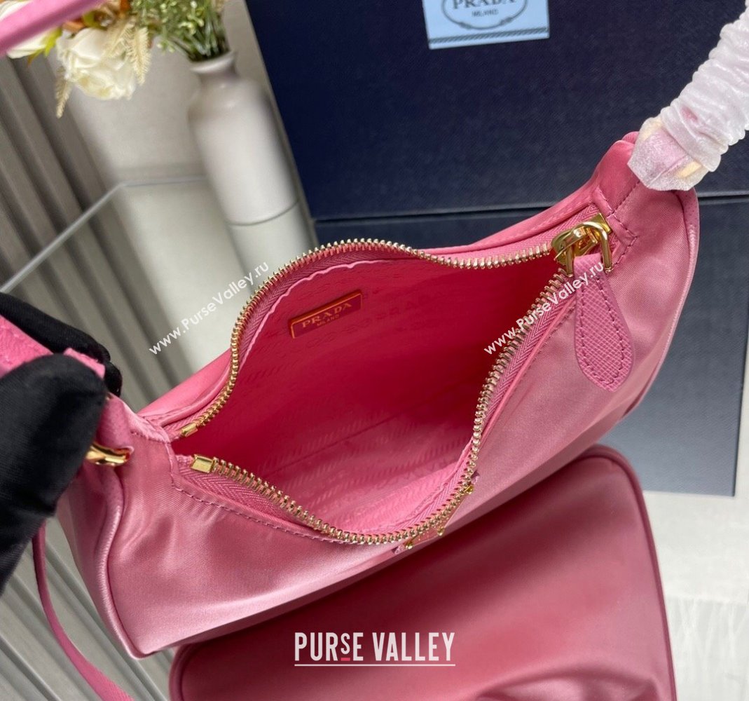 Prada Re-Edition 2005 Re-Nylon mini bag 1NE204 Dark Pink 2023 NEW (YZ-231211044)