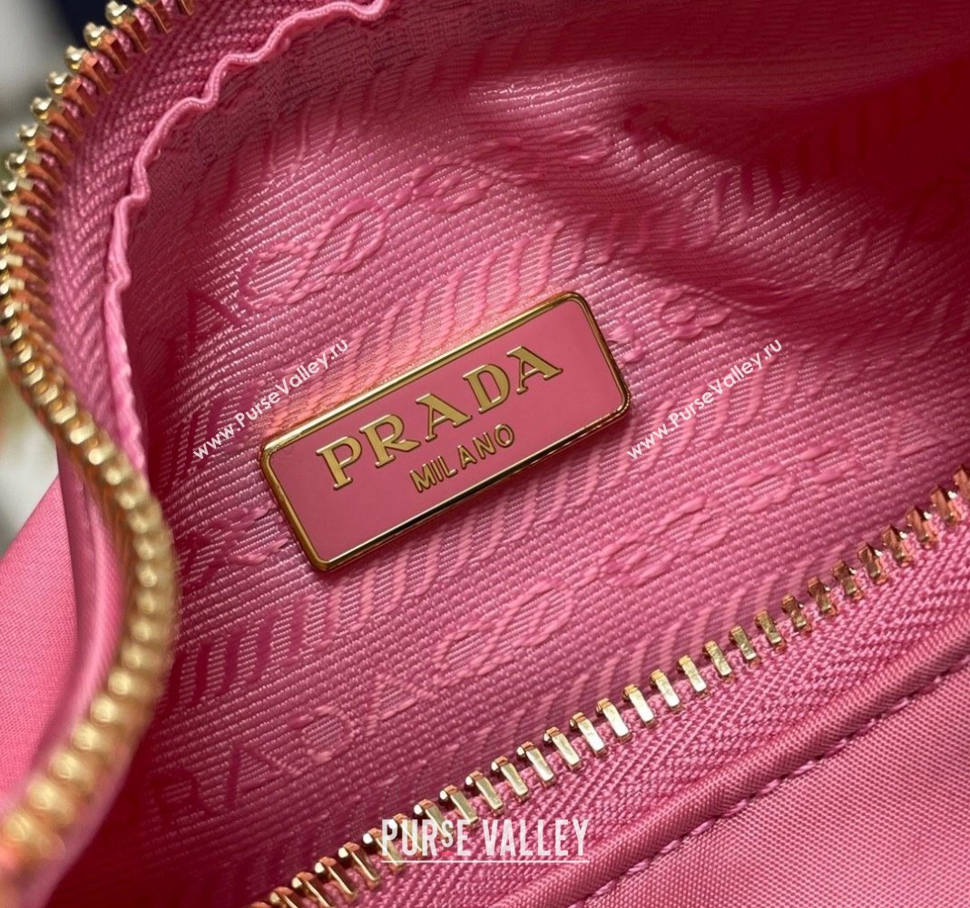 Prada Re-Edition 2005 Re-Nylon mini bag 1NE204 Dark Pink 2023 NEW (YZ-231211044)