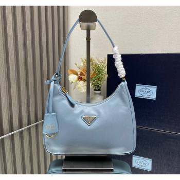 Prada Re-Edition 2005 Re-Nylon mini bag 1NE204 Light Blue 2023 NEW (YZ-231211045)