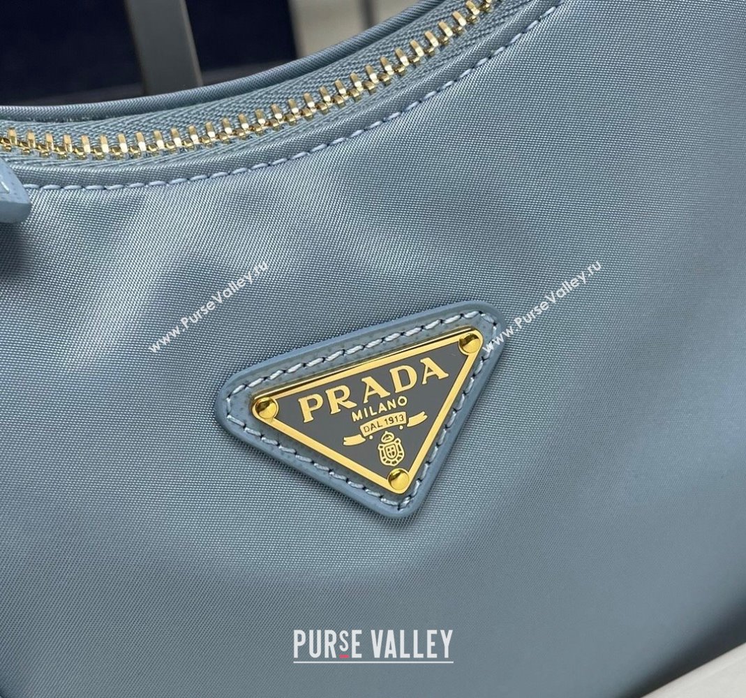 Prada Re-Edition 2005 Re-Nylon mini bag 1NE204 Light Blue 2023 NEW (YZ-231211045)