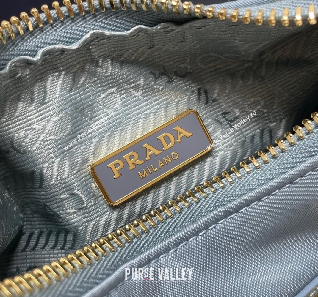 Prada Re-Edition 2005 Re-Nylon mini bag 1NE204 Light Blue 2023 NEW (YZ-231211045)