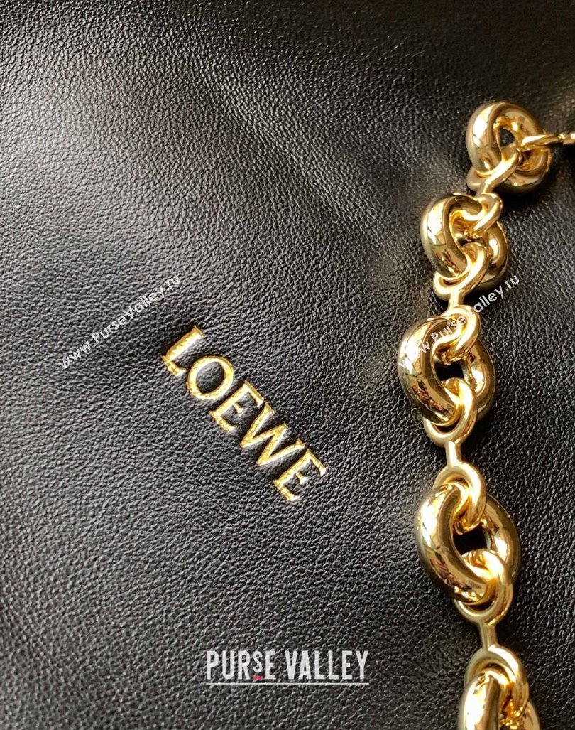 Loewe Medium Squeeze bag in nappa lambskin Black 2023 (Ys-231211061)