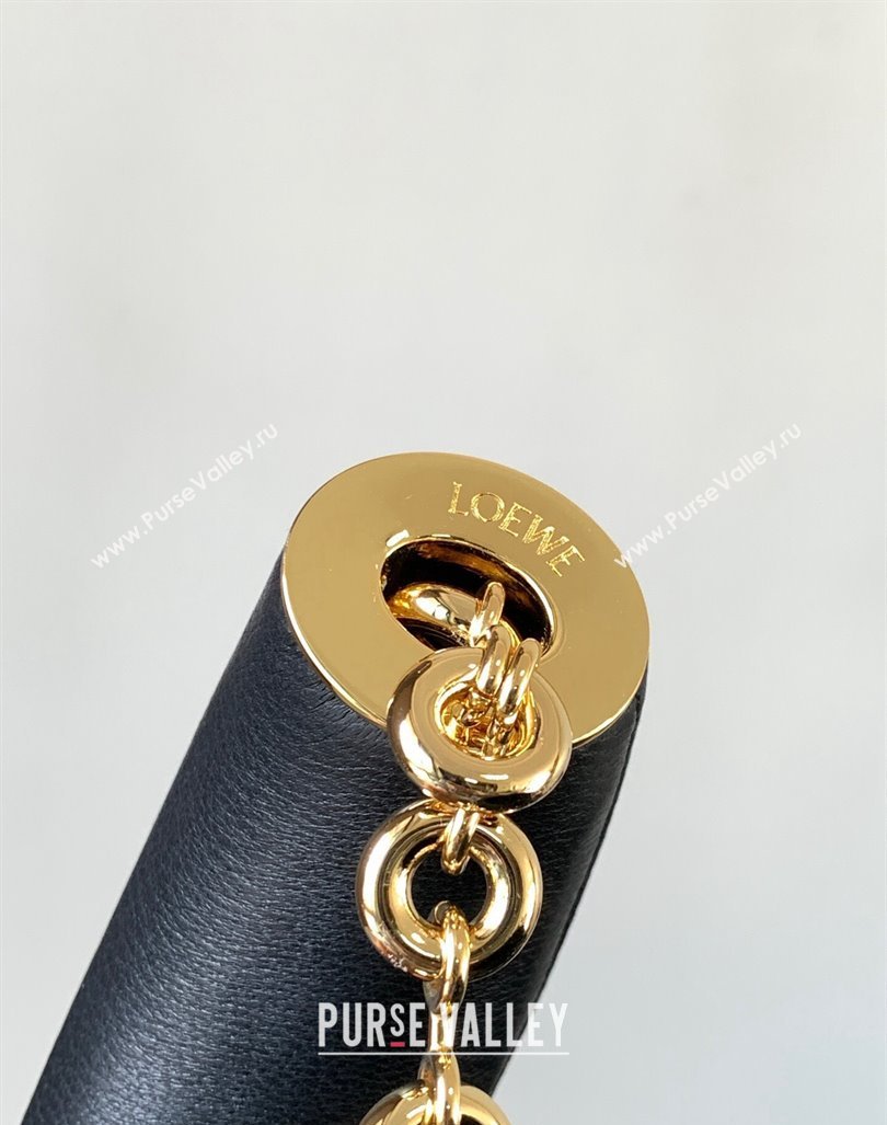 Loewe Medium Squeeze bag in nappa lambskin Black 2023 (Ys-231211061)