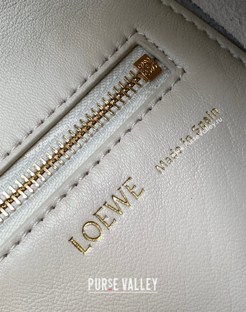 Loewe Small Squeeze bag in nappa lambskin White 2023 (Ys-231211053)