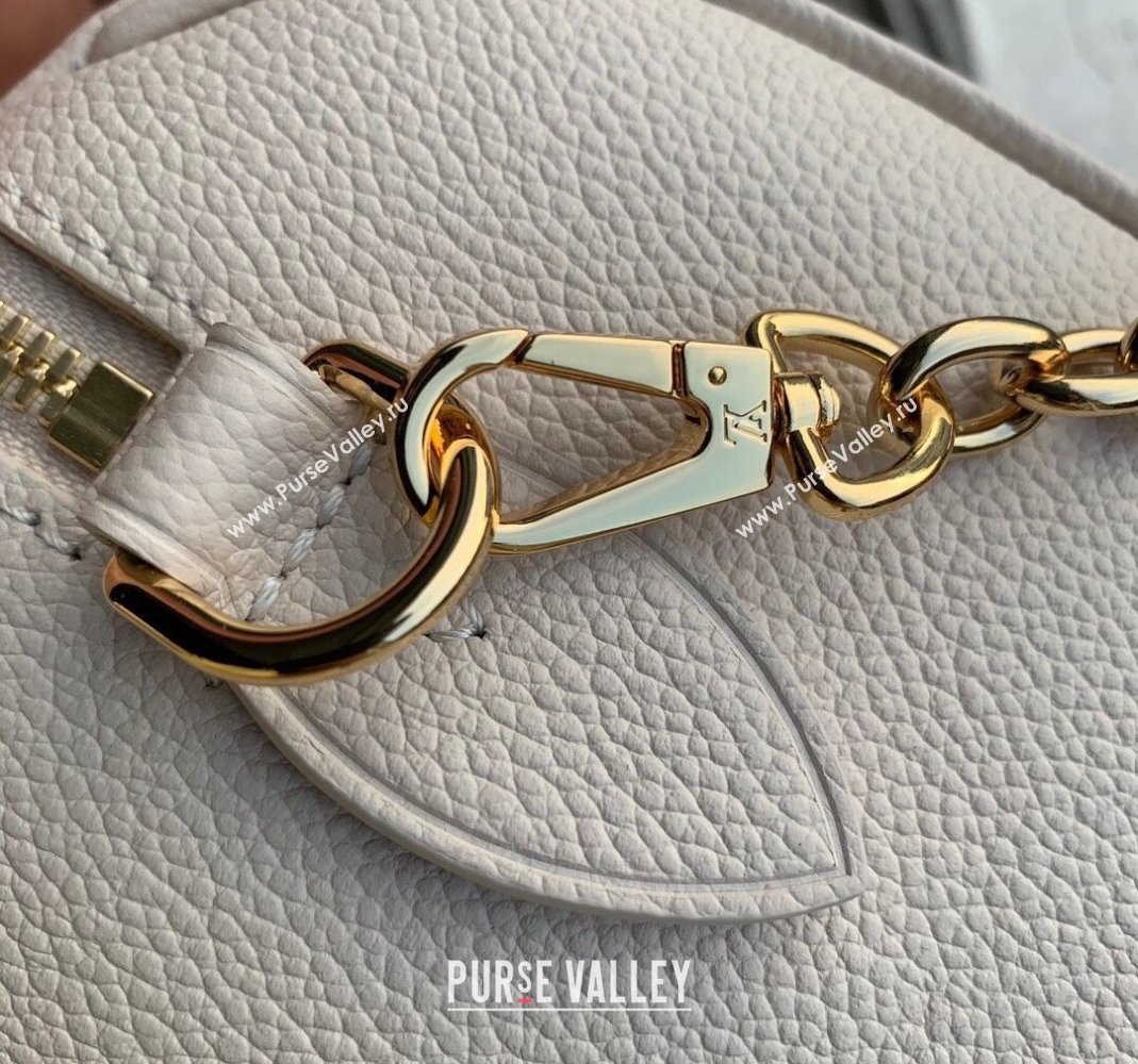 Louis Vuitton Speedy Bandouliere 20 Bag in Bicolor Empreinte Monogram Leather M46397 White/Light Blue 2023 (KI-231227071)