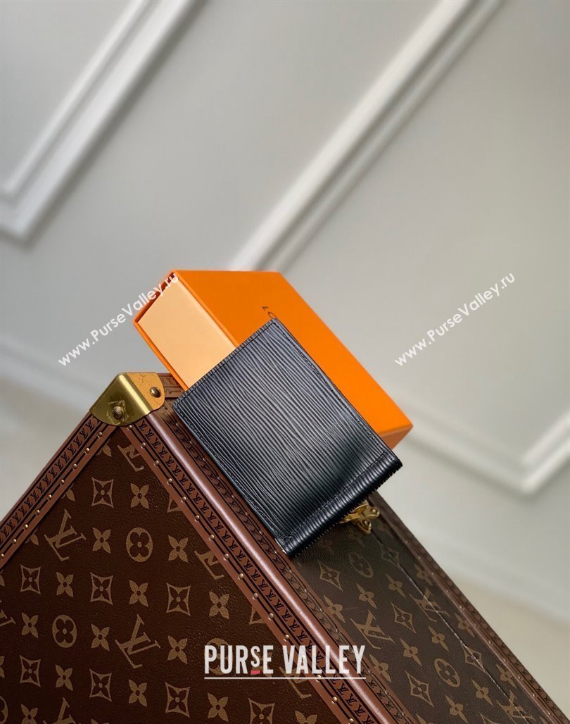 Louis Vuitton Billfold Wallet in Epi Leather Black 2023 M61700 (KI-231227079)